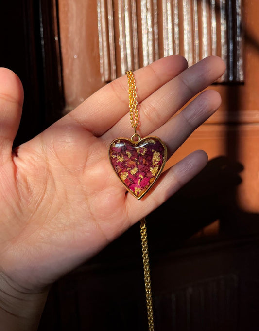 Rose Heart Pendent