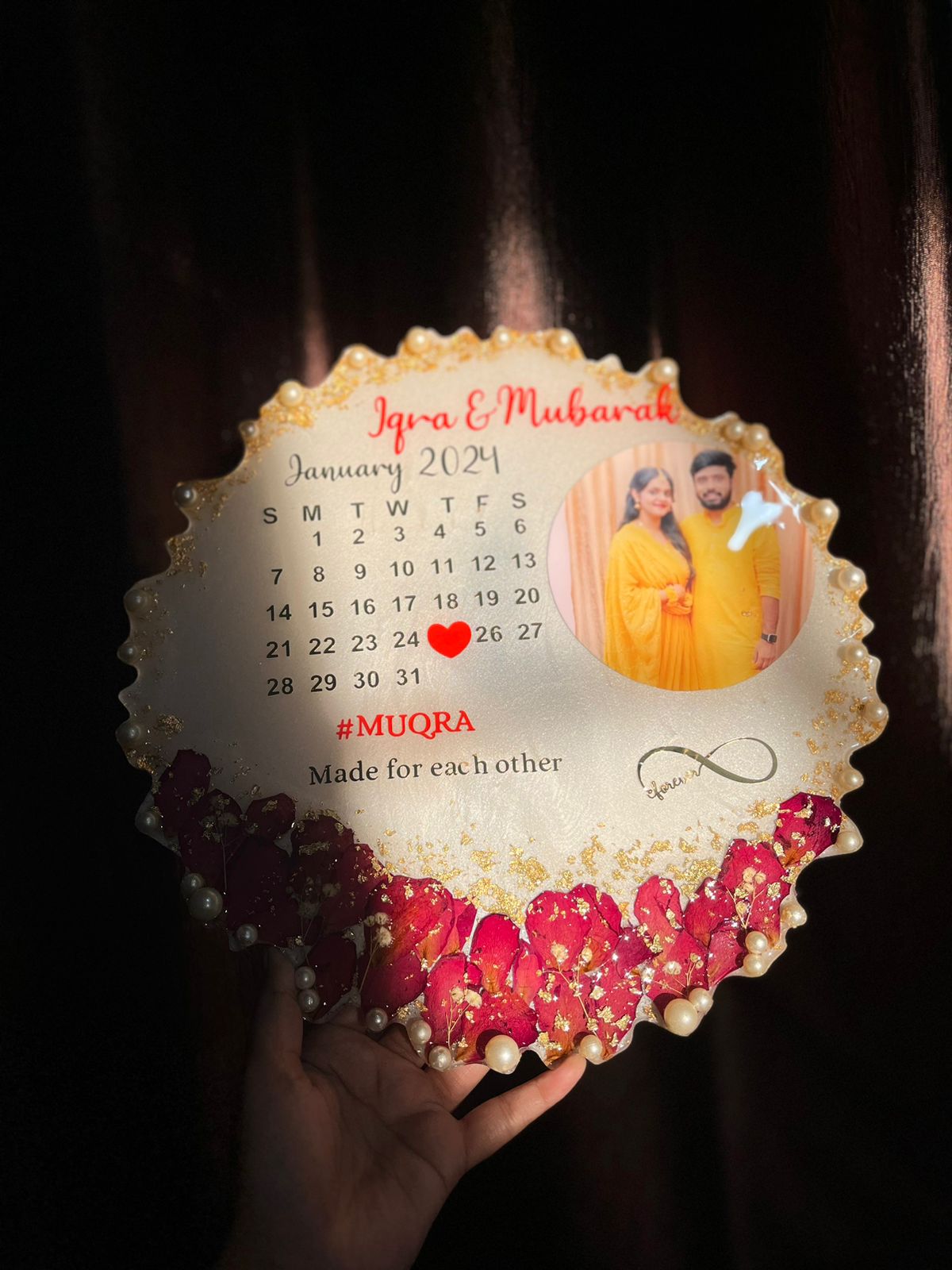 Personalized Date Frame