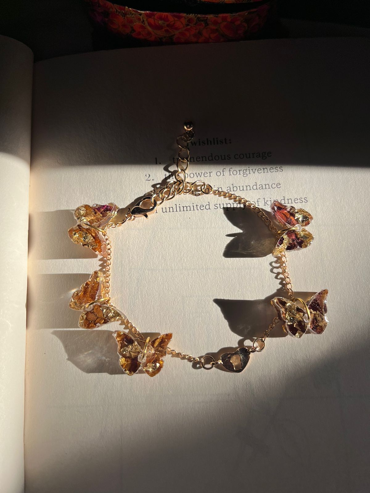 Rose Resin Bracelet