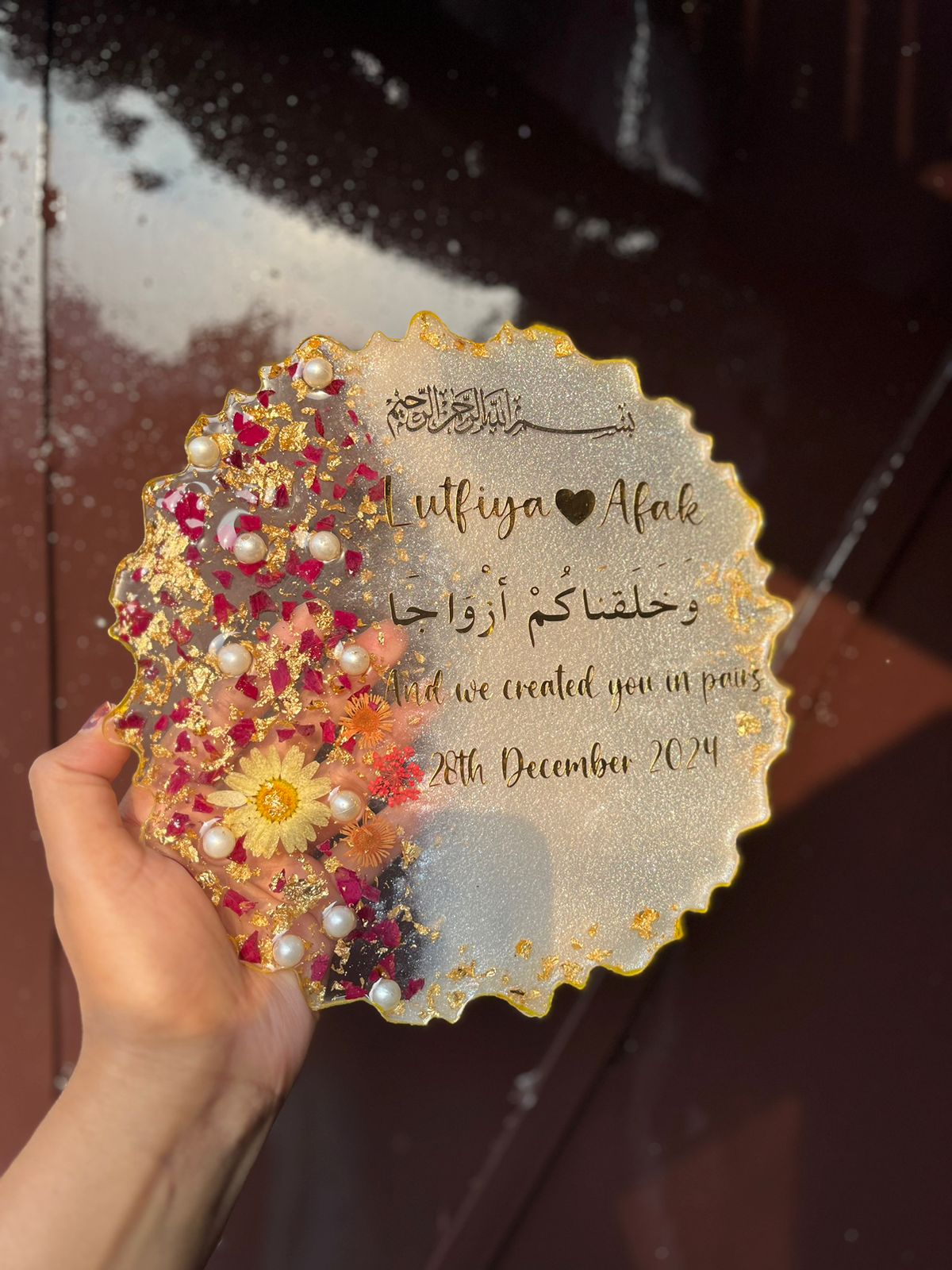 Engagement Resin Frame