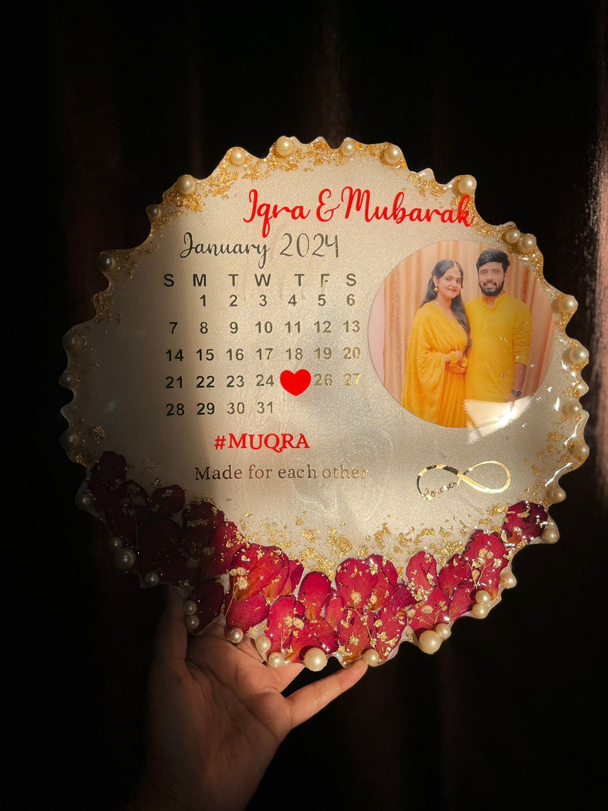 Personalized Date Frame