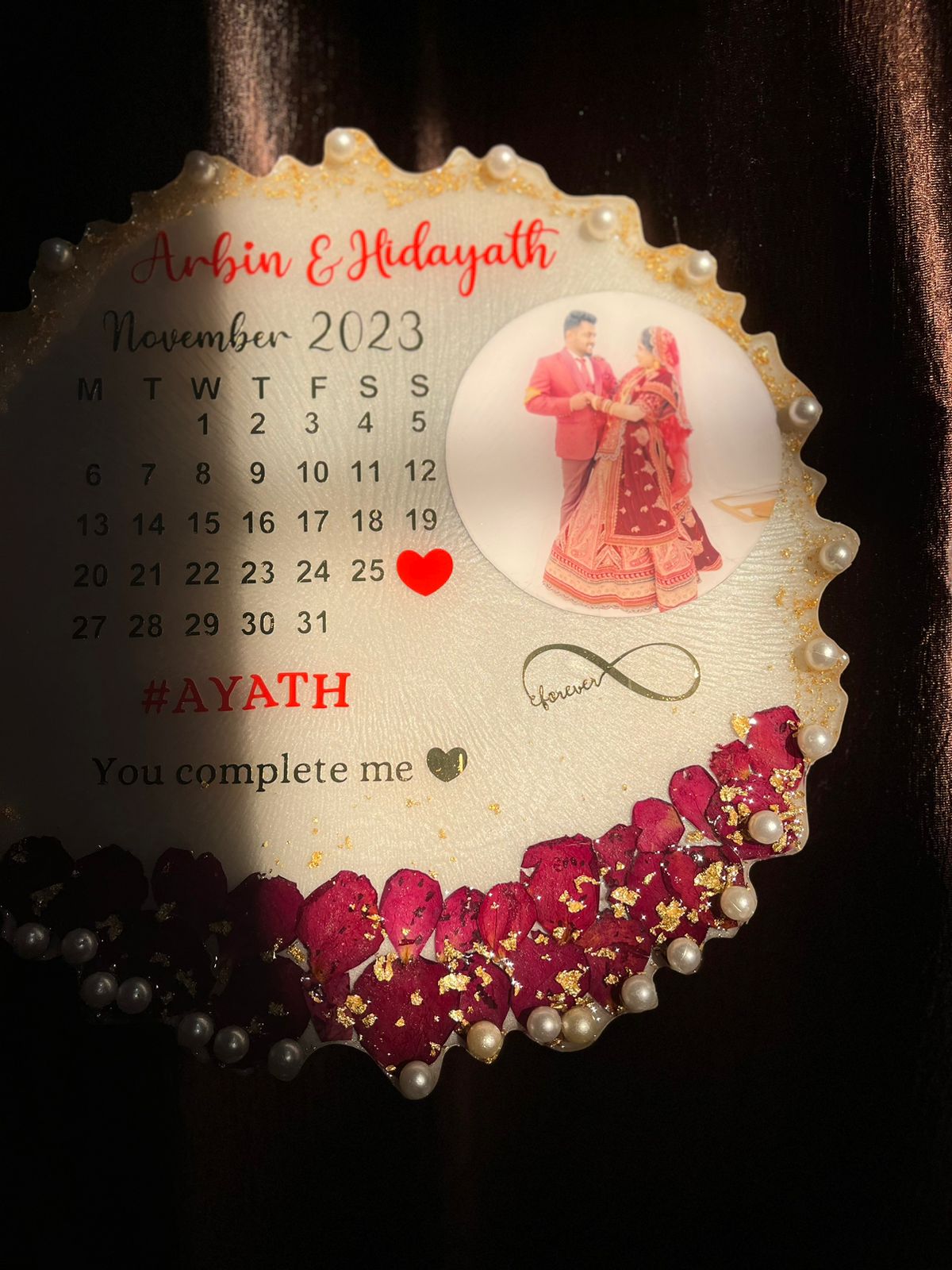 Personalized Date Frame