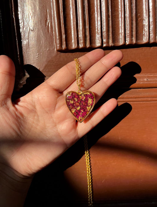 Rose Heart Pendent